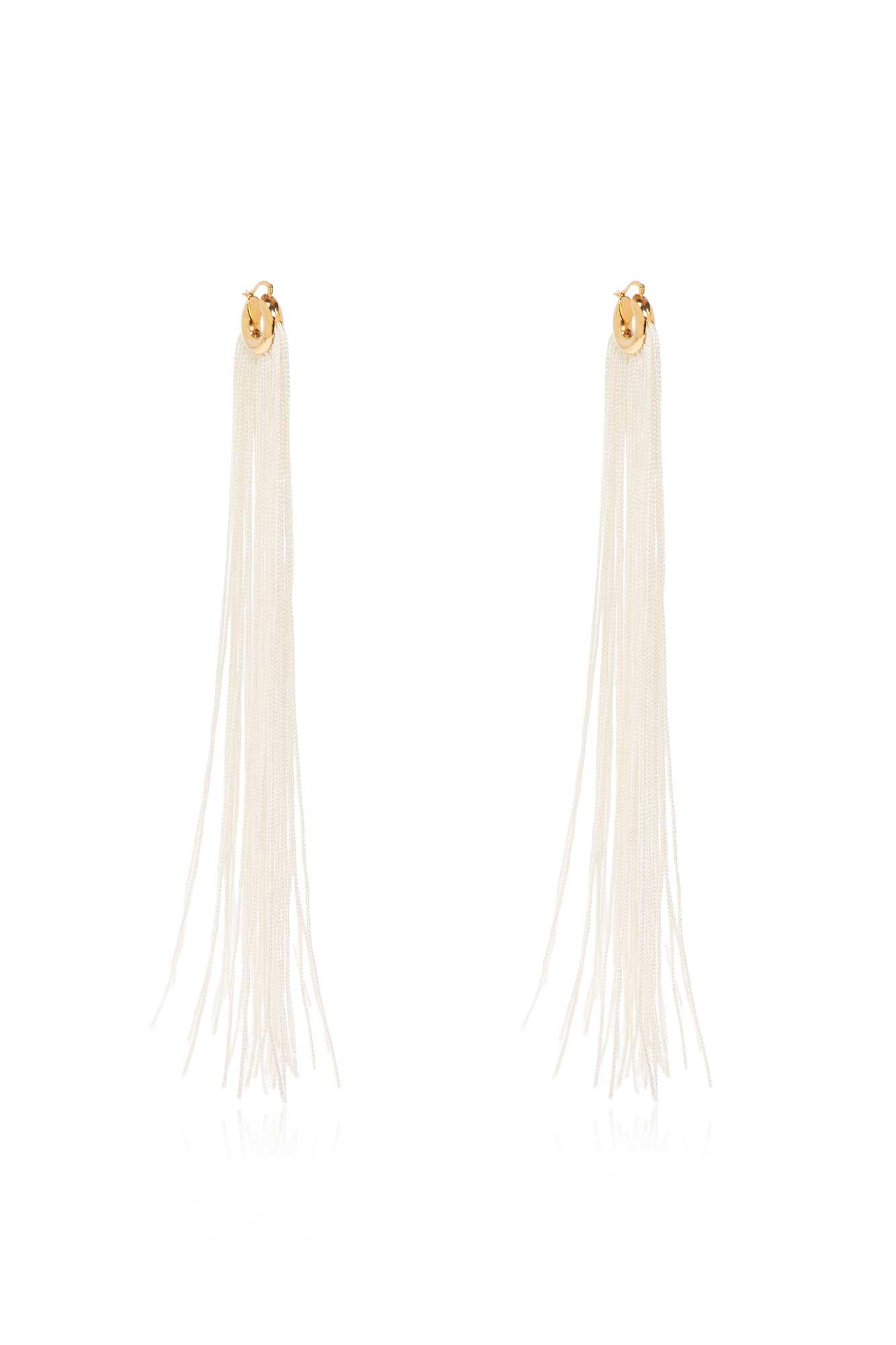 JIL SANDER Earrings with long tassels | Women's Jewelery